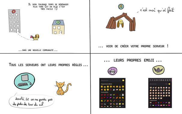 petite chauve-souris parle de la différence entre les serveurs (plus de détails sur les posts précédents)