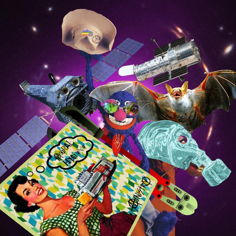 grobi presents the protest song "Sabotage Is Sex" by Ministry feat. Jello Biafra. He rides through time and space sitting the wrong way around on his horse and has a bolt cutter ready, while his friend, the horse, is already wearing a gas mask, because you never know for sure... like two scouts "always ready to help" with open eyes, hearts and cheerful cheers, they have backup from "Graviti's Grin" or flippantly called the "Cheshire Cat Galaxy Group" grobi also wears glasses with "Gravity Lenses" made of "Dark Matter", with which he sees through the enemies of freedom and humanity.

© folks who #resist