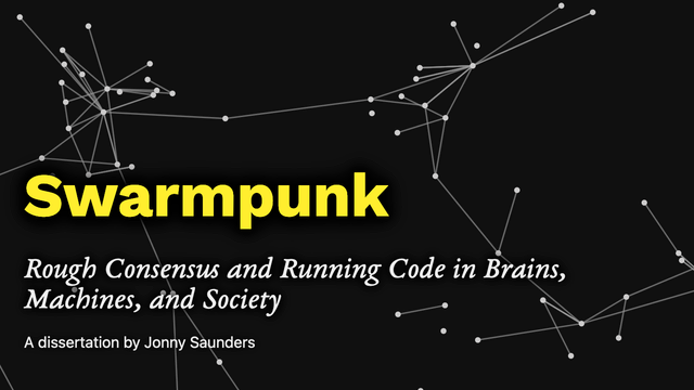 Teaser image of Swarmpunk, thesis by Jonny Saunders 