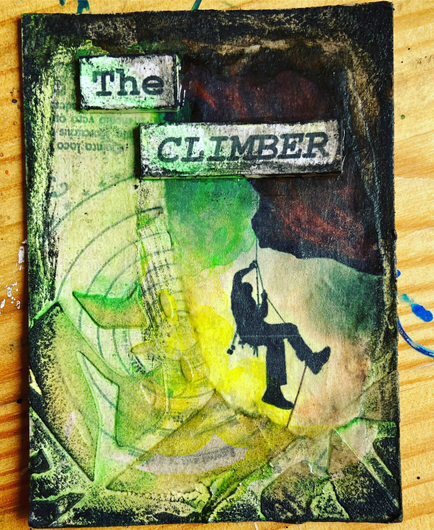 Mixed Media Artists Trading Card